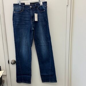 Judy Blue Women's Dark Blue Straight Fit Jeans